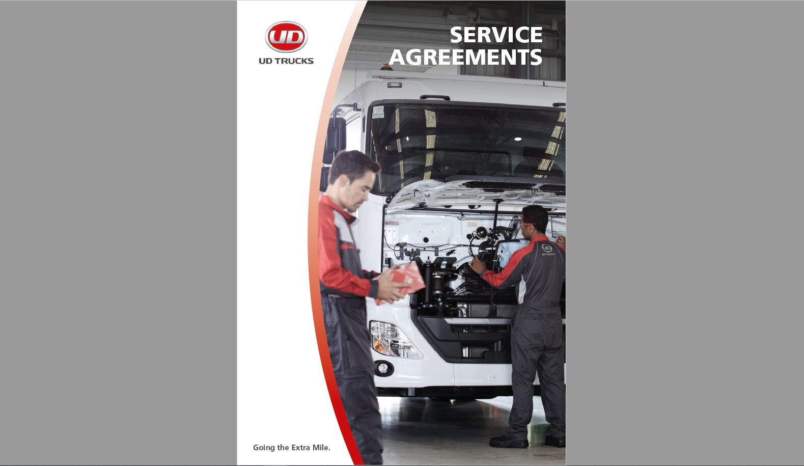 UD Trucks Service Agreement Brochure