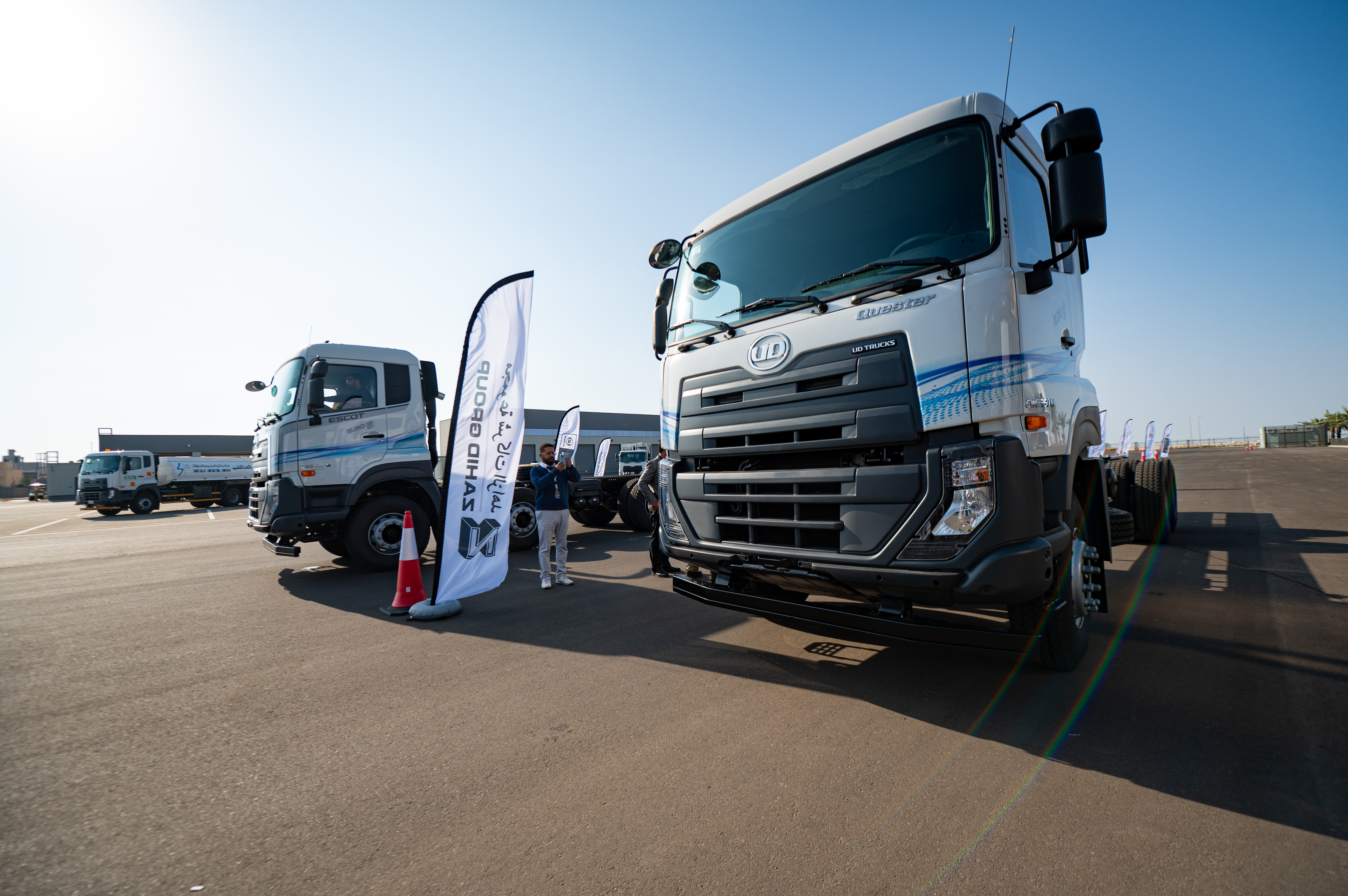 Euro 5 Trucks Displayed and Tested by the Attendees