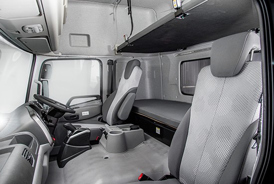 Flexible cab layout