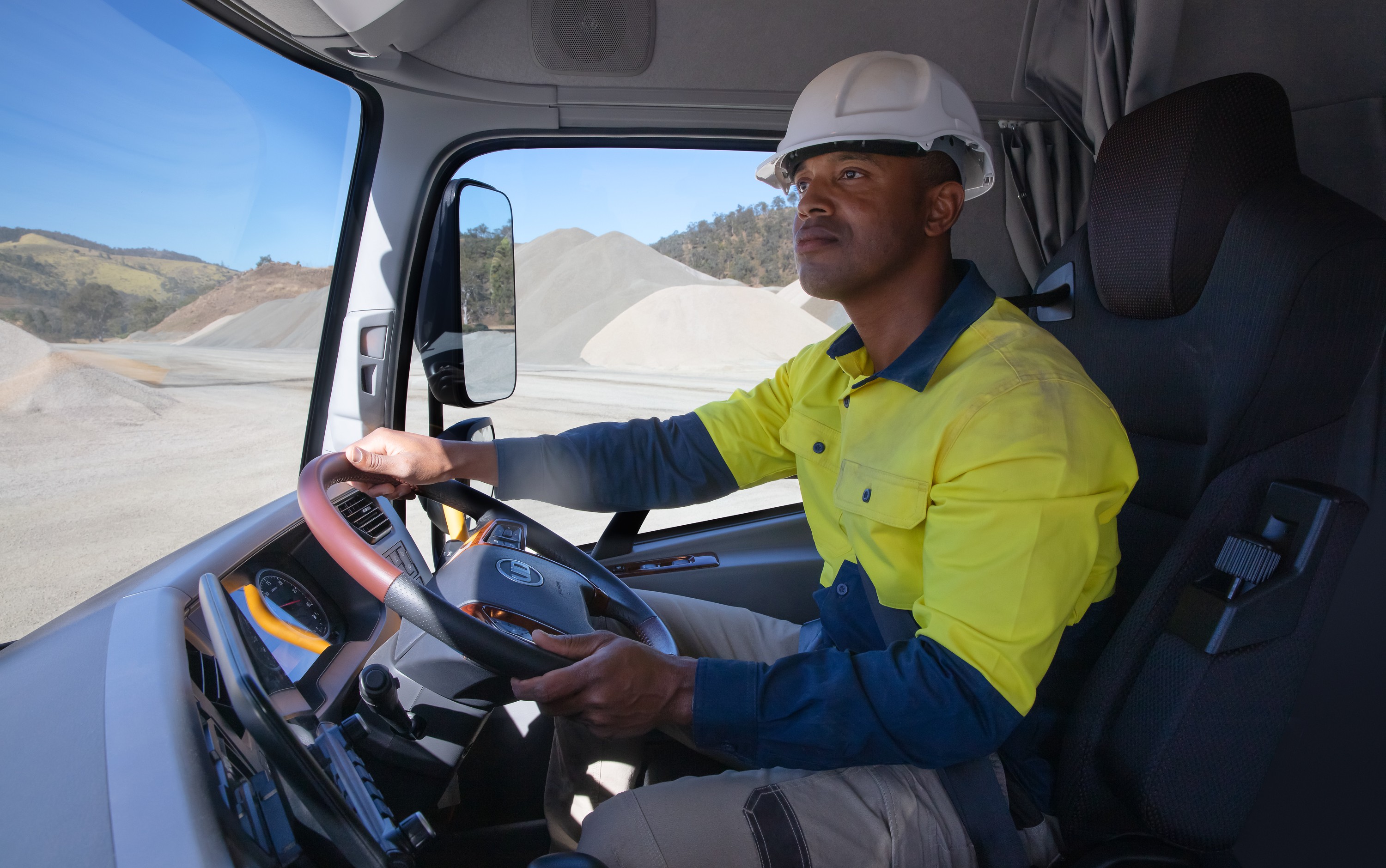 Safe UD Trucks Driver