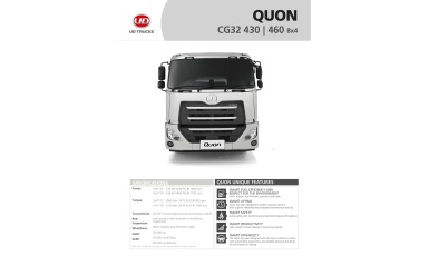 Quon CG32 430 460 Spec Sheet
