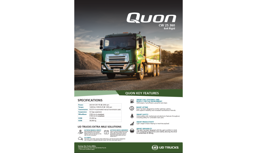 CW 25 360 Spec Sheet