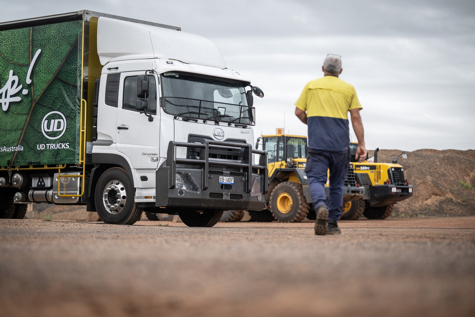 Lap of the Map Truck on site at JSW 