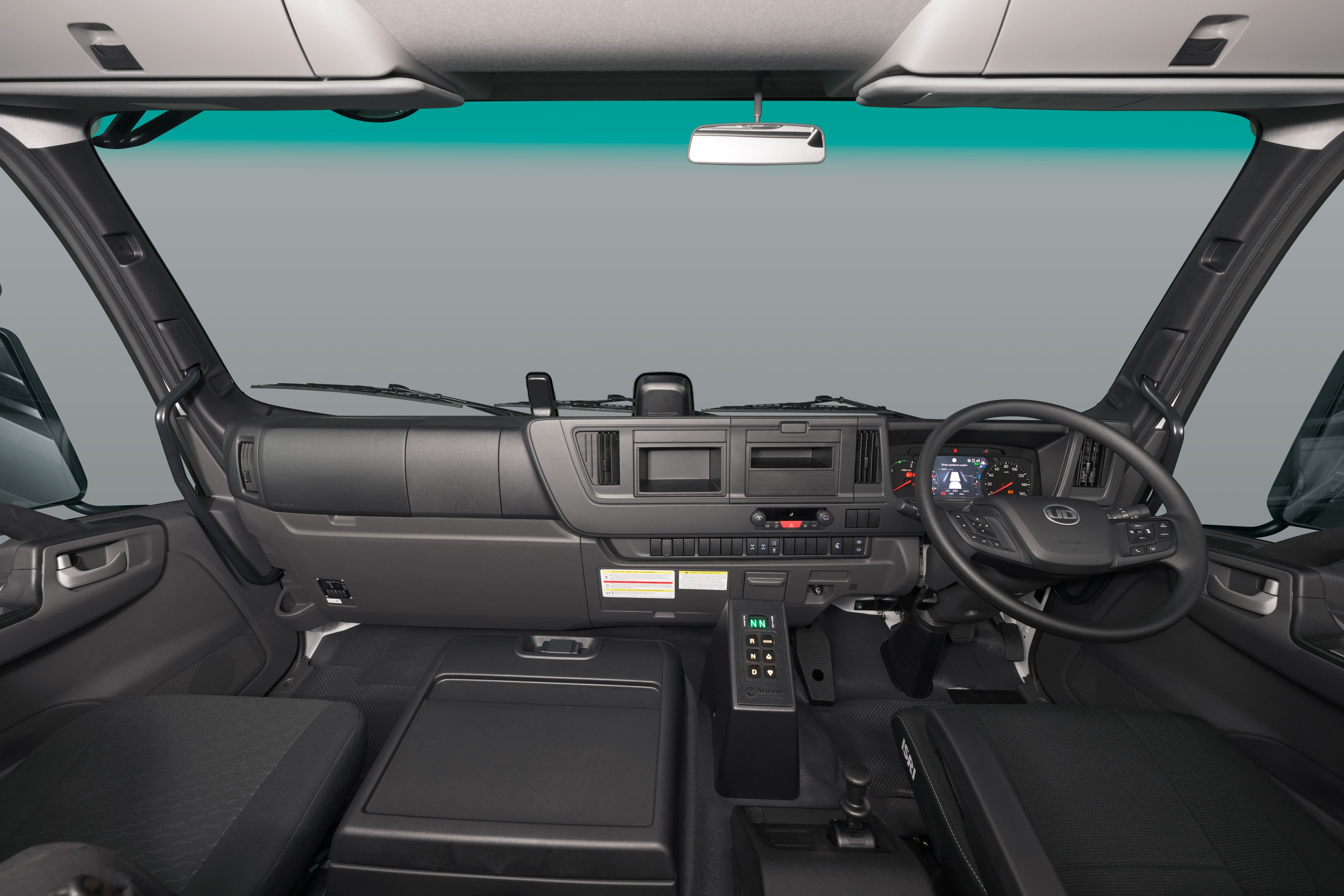 UD Trucks new cab layout Interior front Condor 