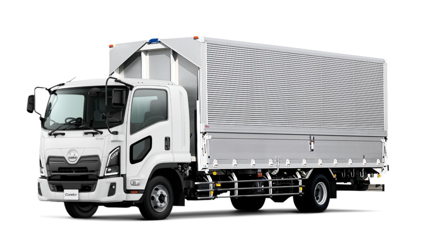 Y412-Z6-91 UD TRUCKS トラックス Quon クオン トラック フィギュア CD5ZA Scale 1:43 ブルー 作業車 ミニカー 玩具 おもちゃ ③ UDトラックス Truck UDトラックスの中古トラック買取実績