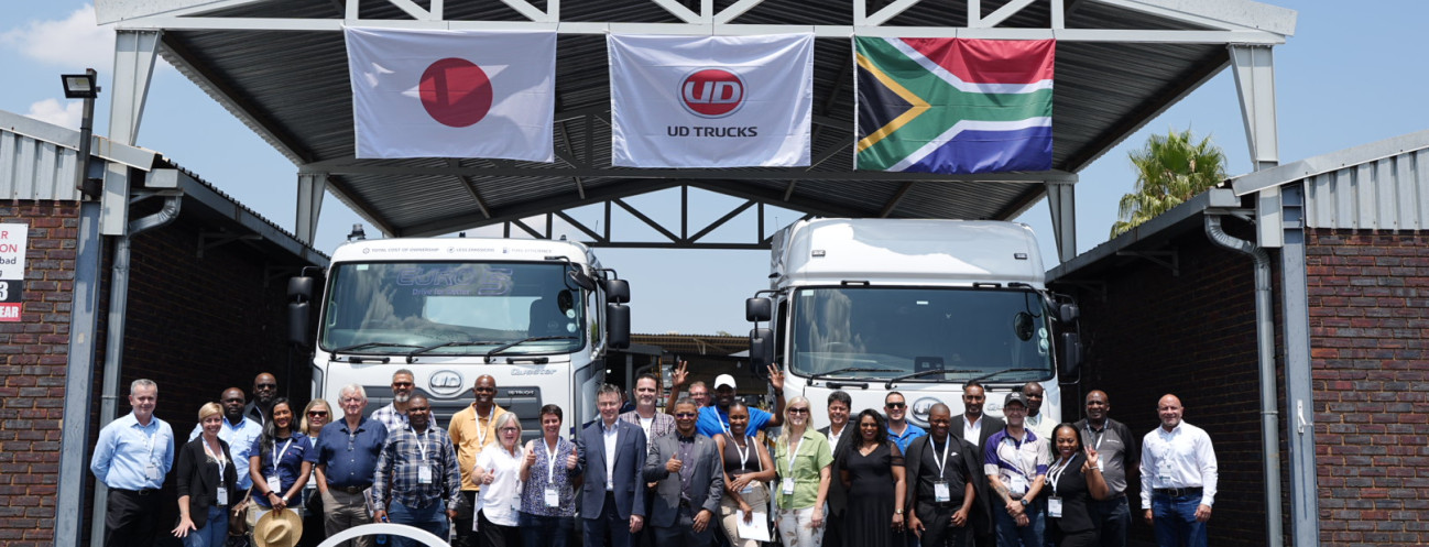 Media and UD Trucks Southern Africa stakeholders 