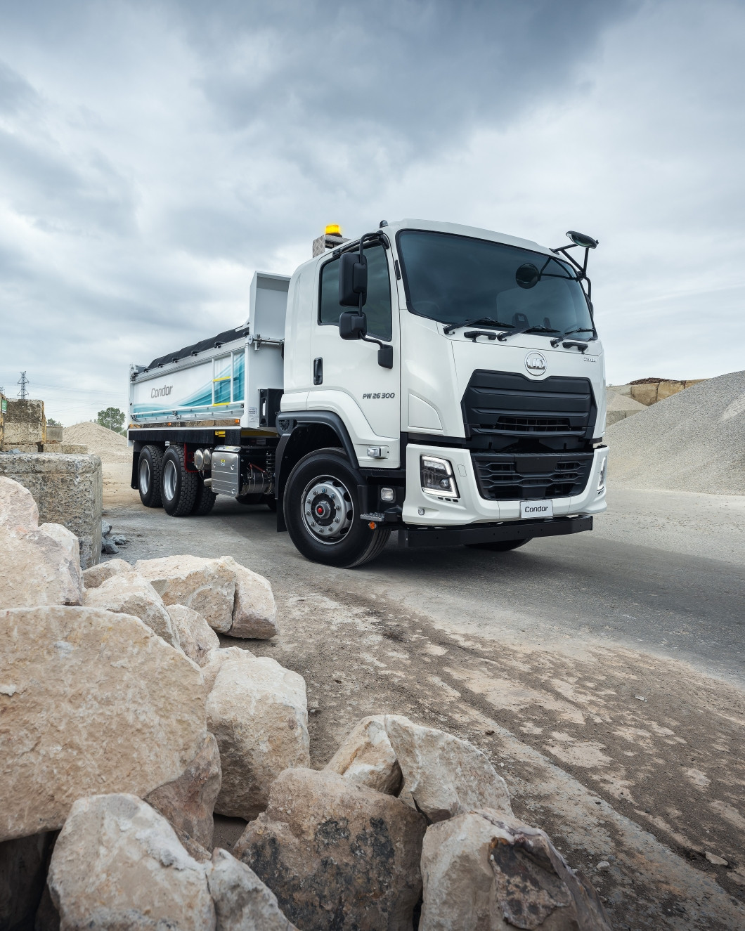 Condor Construction Tipper on the job
