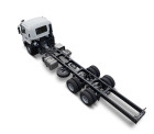 Condor White truck chassis with six wheels on a white background.